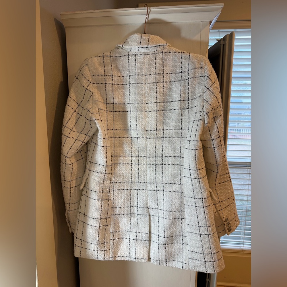 House of Harlow Revolve 1960 White Tweed Blazer. Size XS! - Picture 5 of 5